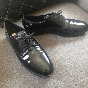 DUNE Patent Leather Dress Shoes